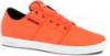 Supra Stacks Skate Shoes - neon orange nylon