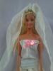 Rózsaszín fehér menyasszonyi ruha Barbie nak