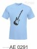 Zene Dire Straits gitár mintás póló ÚJ