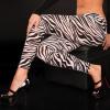Zebra mintás legging
