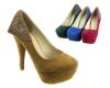 Női magas sarkú cipő mérete 36-41 4 színben ÚJ