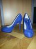 Eladó Bershka kék magassarkú cipő