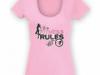 Biotech Női Póló Pink Fitness Rules BIOTECH USA