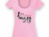 Biotech Női Póló Pink Fitness Rules BIOTECH USA