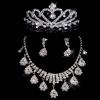 Royal Shangpin menyasszony menyasszonyi nyaklnc korona Diamond sorozat csomag Nszutas kiegszítk 3 kszlet menyasszony az kszerek