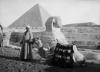 1930 teve sofő r szfrinx piramis Giza egyiptomi fárasztó arab ruha Rrr retro