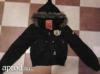 Devergo Uniform szrms kapucnis fekete kabt