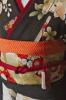 Closeup kimon hagyomnyos japn ruha