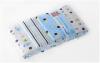 T-tomi textil pelenka Receiving B 76*76/ 4pcs Blue-Offwhite set