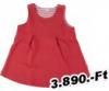 Popolini biopamut kislny ruha Dress Due piros