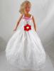 Gynyr Barbie ruha, menyasszonyi virgos