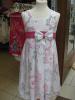 Alkalmi ruha - Kicsit fnyes pink-ezsts ruha 146-os mrettl 5490