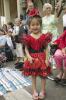 Japn amerikai leny fnyes piros mexiki ruha vi reg spanyol napok fiesta tartott mind augusztus Szent Barbara kalifornia