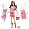 Fashionista Barbie ruha szett rózsaszín ruhás