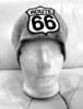 Motoros - kttt - tli sapka - Route 66 -Gray