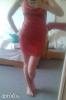 Új piros BERSHKA ruha 38as méretre