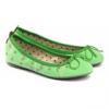 Replay zöld koponya-szegecses balerina cipő