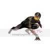 Fekete s srga Lycra Spandex Spiderman Zentai Ruha