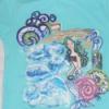 Sellő Rádiós anyóka kollekció tagja, kézzel festett egyedi póló rendelő által biztosítot darabra, Ruha, divat, cipő, Gyerekruha, Gyerek (4-10 év), Kamasz (10-14 év), Meska