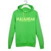 Pull and Bear frfi neonzld feliratos kapucnis pulver